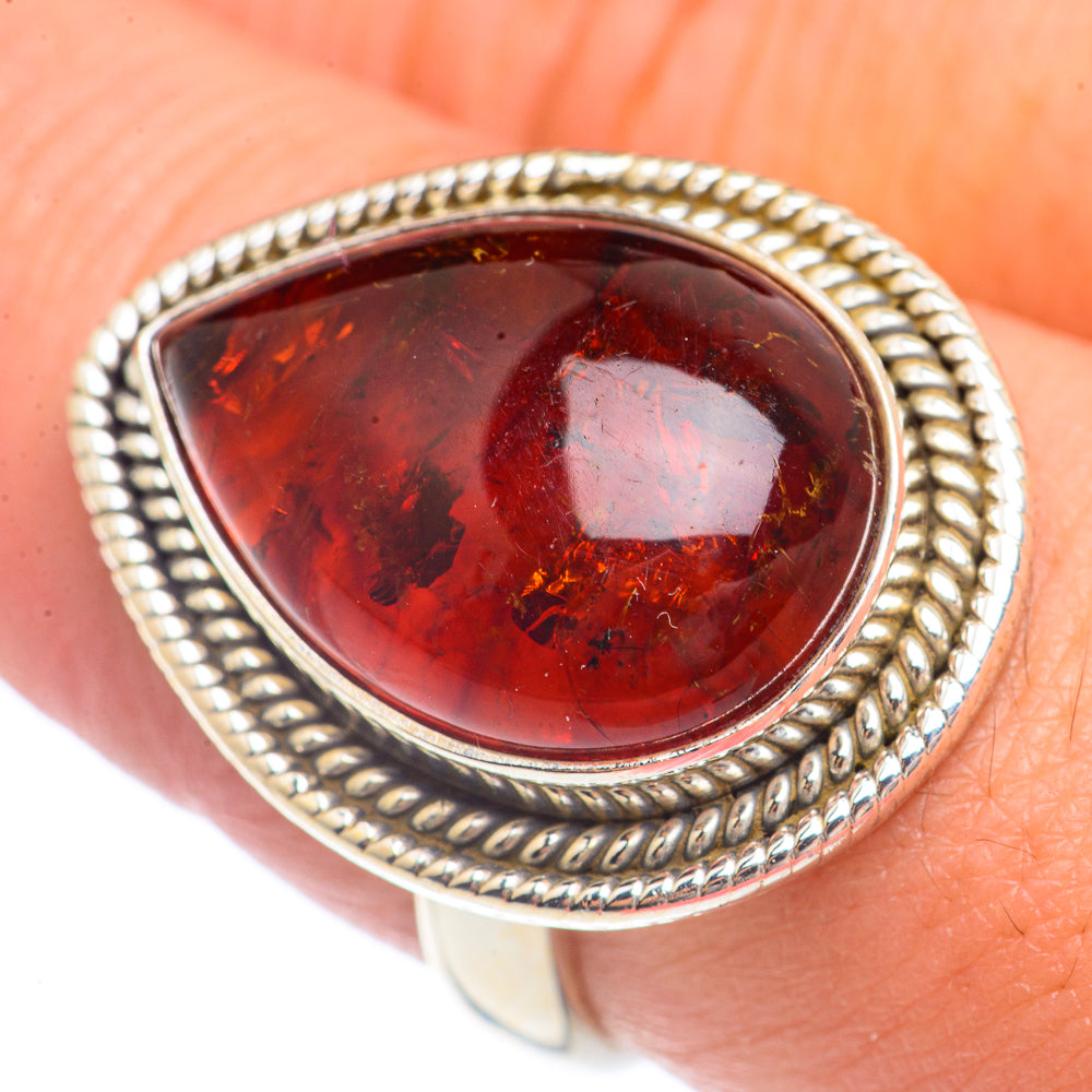 Baltic Amber Rings handcrafted by Anasilvercos - RING71587