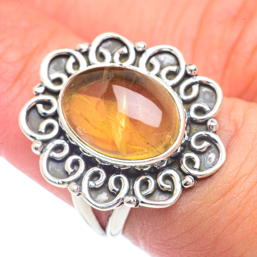 Citrine Rings handcrafted by Anasilvercos - RING71625
