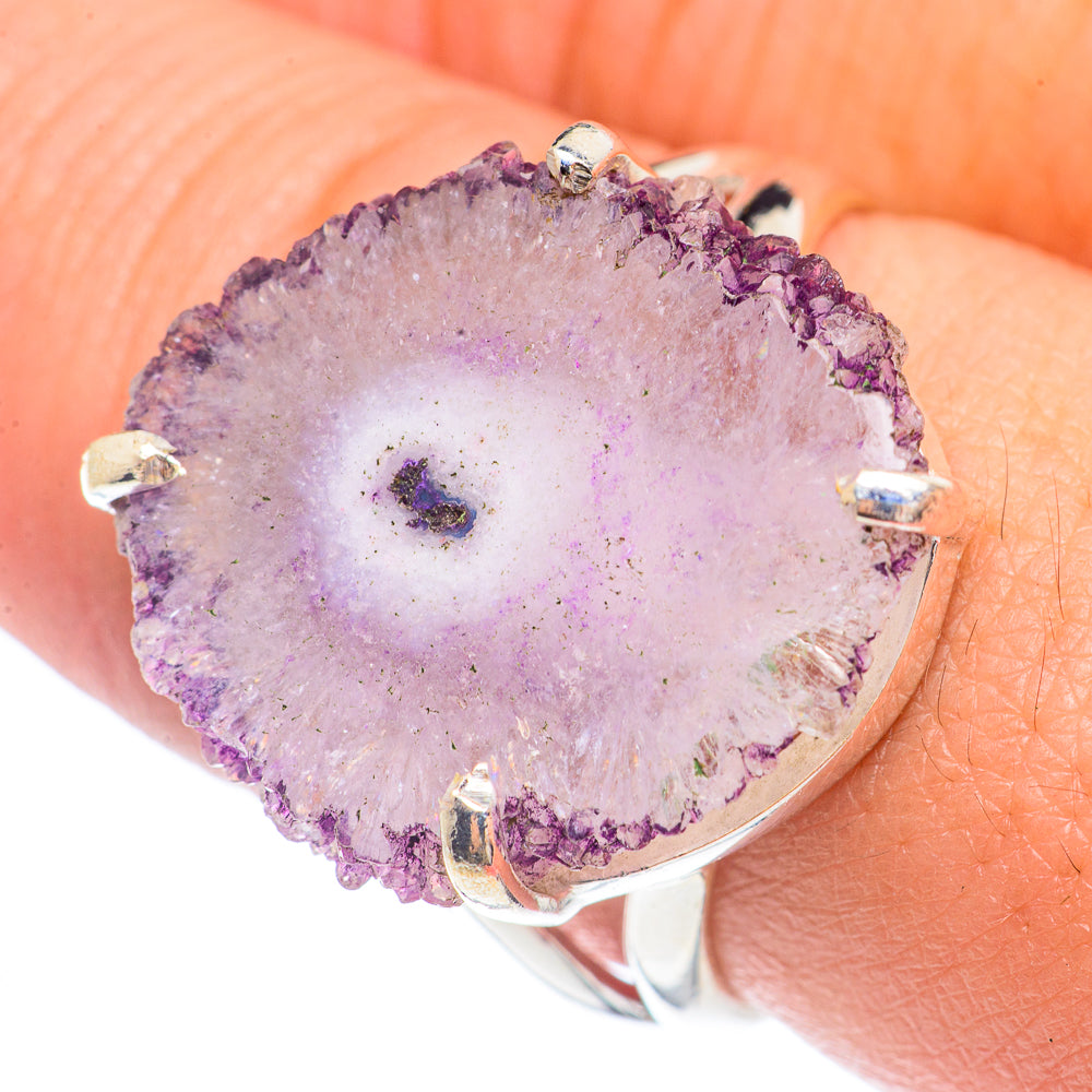 Amethyst Stalactite Rings handcrafted by Anasilvercos - RING71670