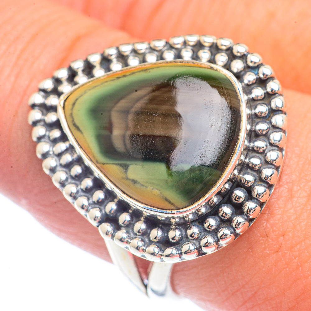Willow Creek Jasper Rings handcrafted by Anasilvercos - RING71689