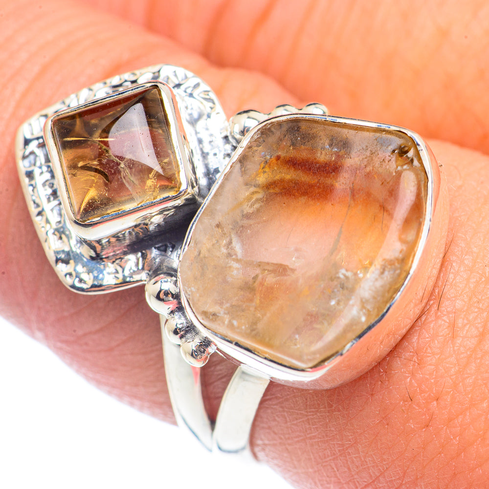 Citrine Rings handcrafted by Anasilvercos - RING71699