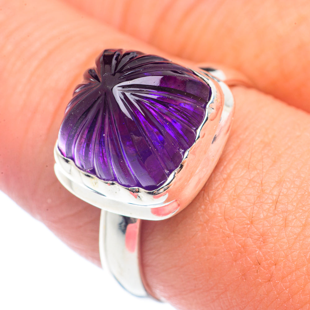 Amethyst Rings handcrafted by Anasilvercos - RING71706