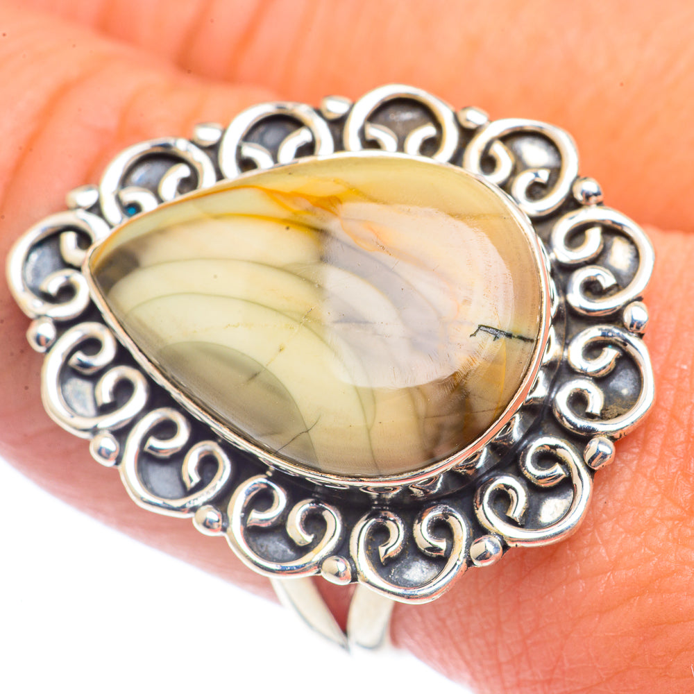 Willow Creek Jasper Rings handcrafted by Anasilvercos - RING71733