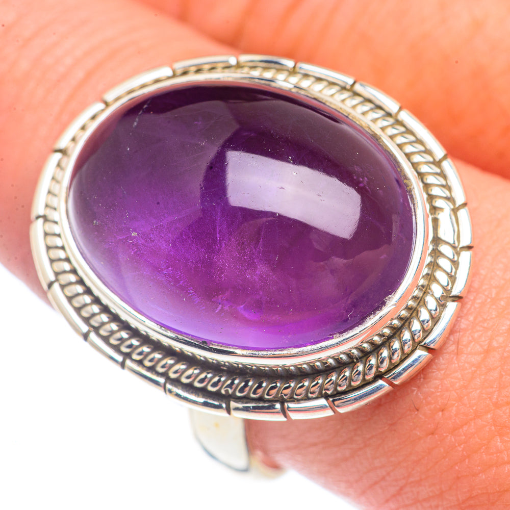 Amethyst Rings handcrafted by Anasilvercos - RING71737