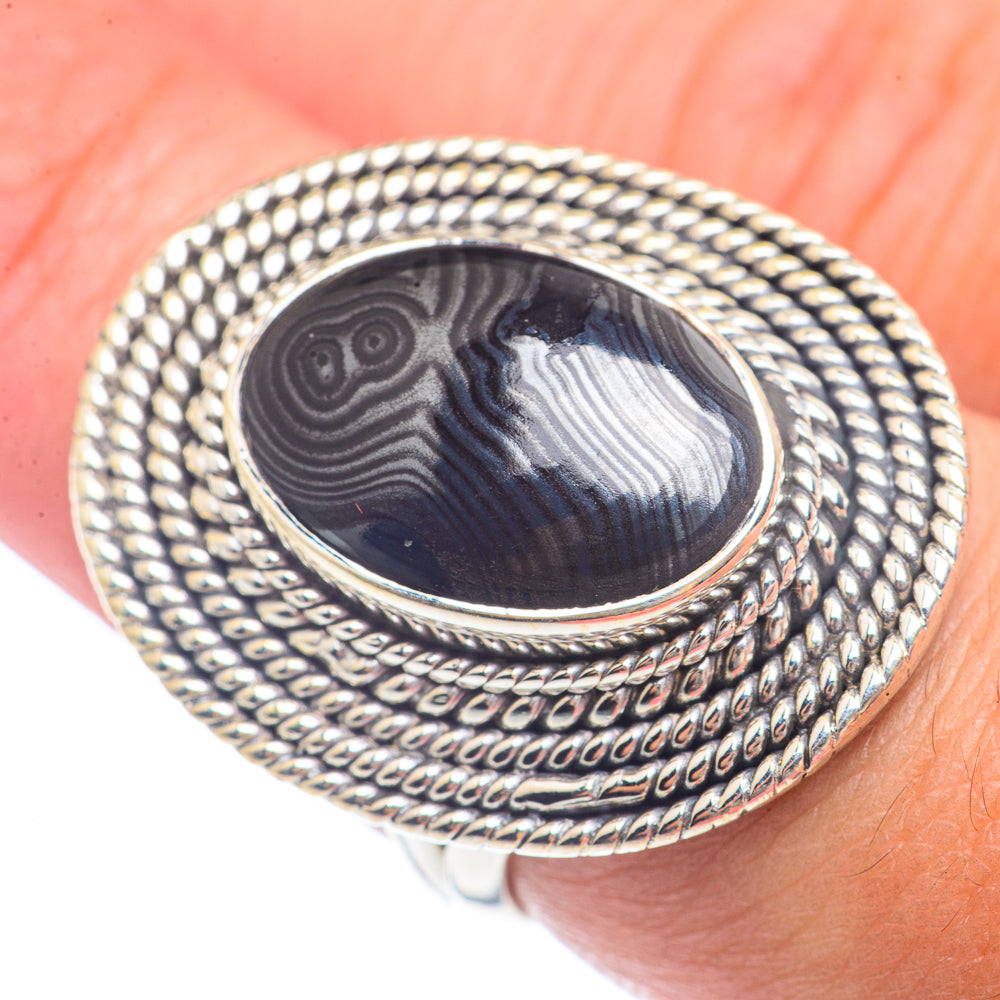 Psilomelane Rings handcrafted by Anasilvercos - RING71743