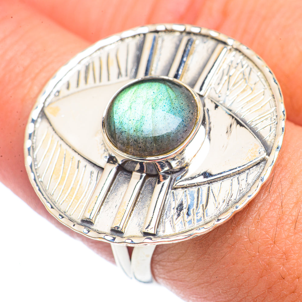 Labradorite Rings handcrafted by Anasilvercos - RING71774