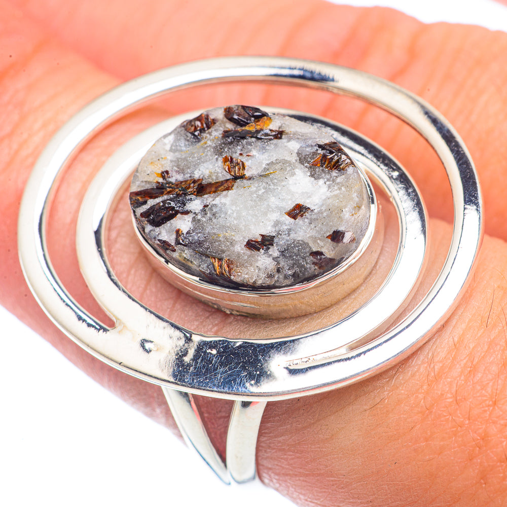 Astrophyllite Rings handcrafted by Anasilvercos - RING71776
