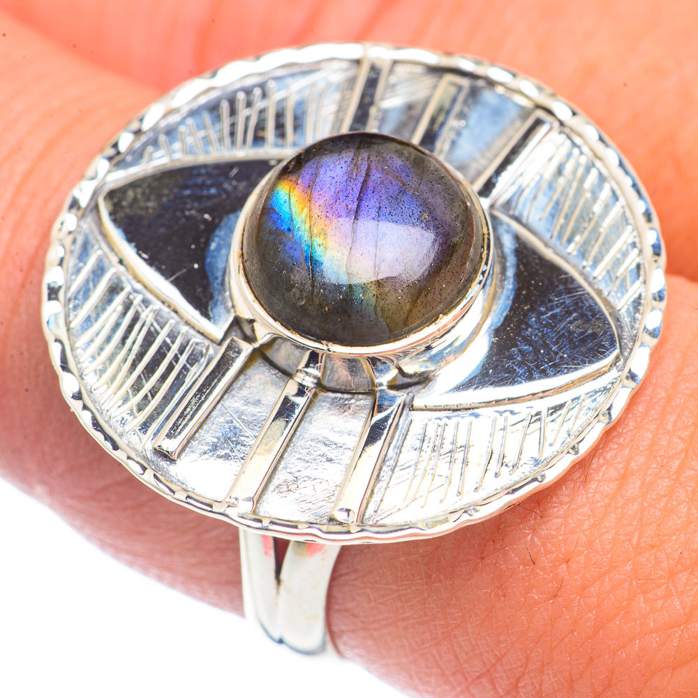 Labradorite Rings handcrafted by Anasilvercos - RING71792