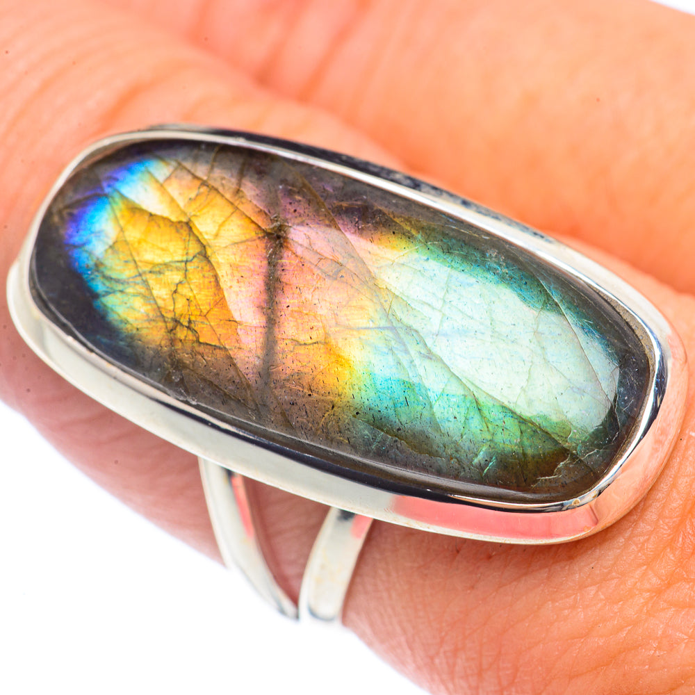 Labradorite Rings handcrafted by Anasilvercos - RING71805