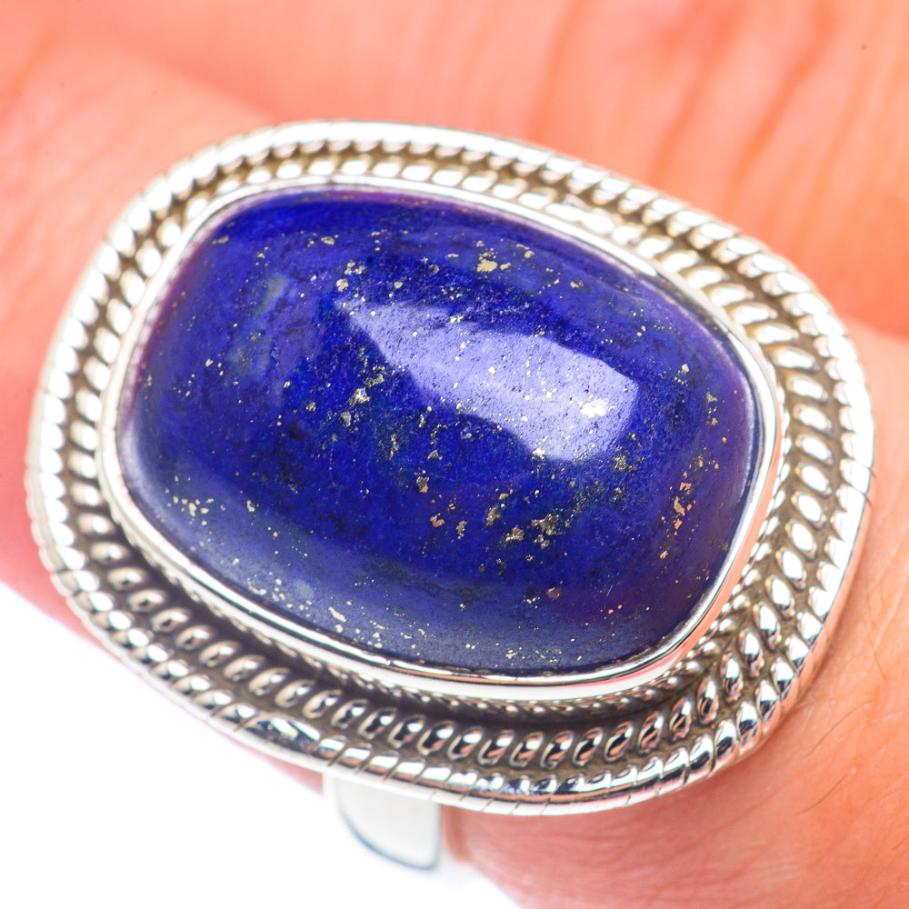 Lapis Lazuli Rings handcrafted by Anasilvercos - RING71852