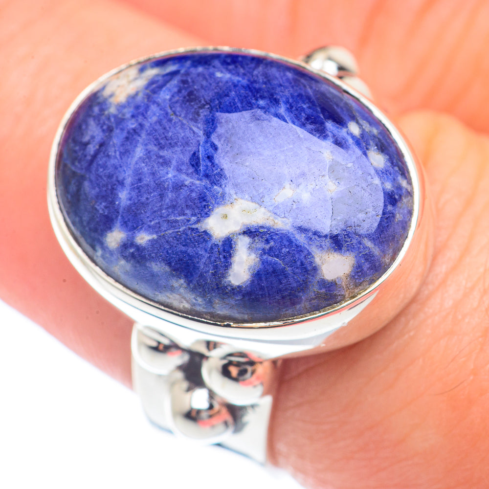 Sodalite Rings handcrafted by Anasilvercos - RING71858