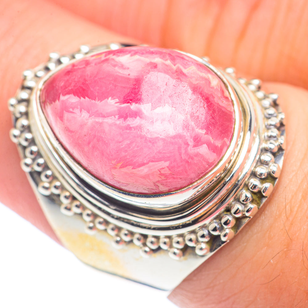 Rhodochrosite Rings handcrafted by Anasilvercos - RING71874
