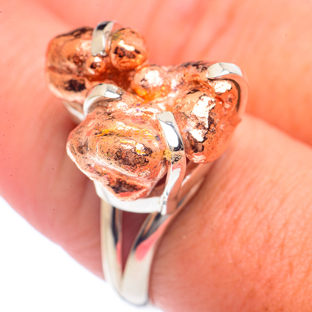 Splash Copper Rings handcrafted by Anasilvercos - RING71879