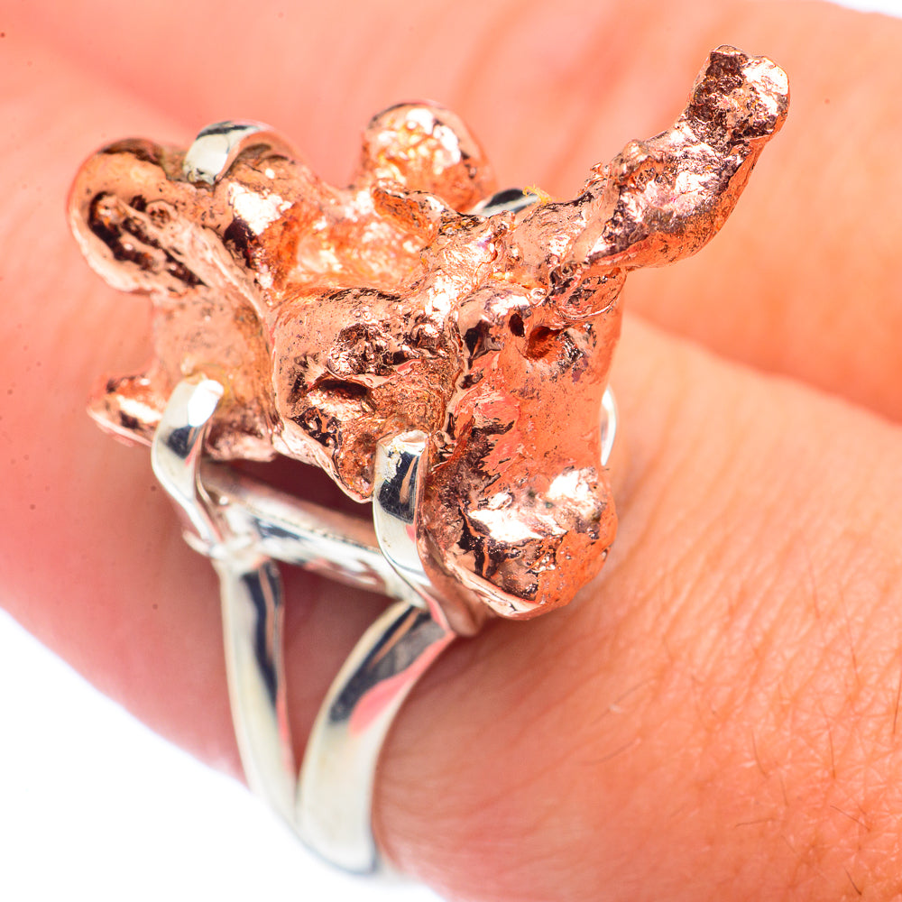 Splash Copper Rings handcrafted by Anasilvercos - RING71880