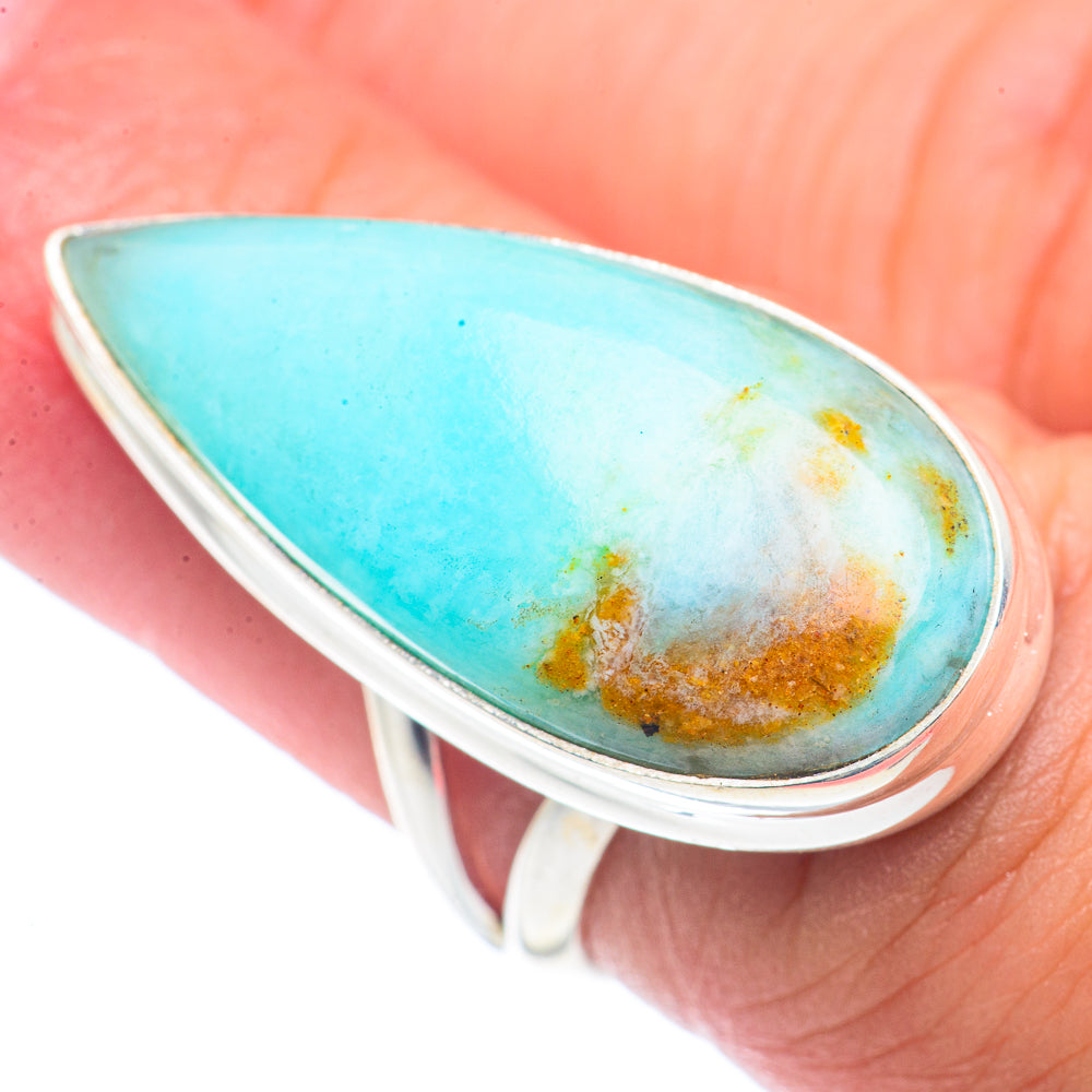 Peruvian Opal Rings handcrafted by Anasilvercos - RING71930