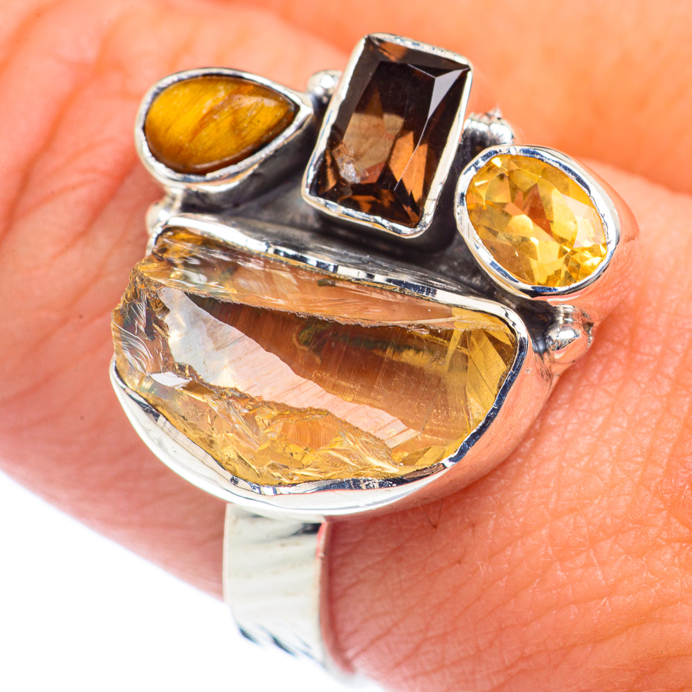 Citrine Rings handcrafted by Anasilvercos - RING71941