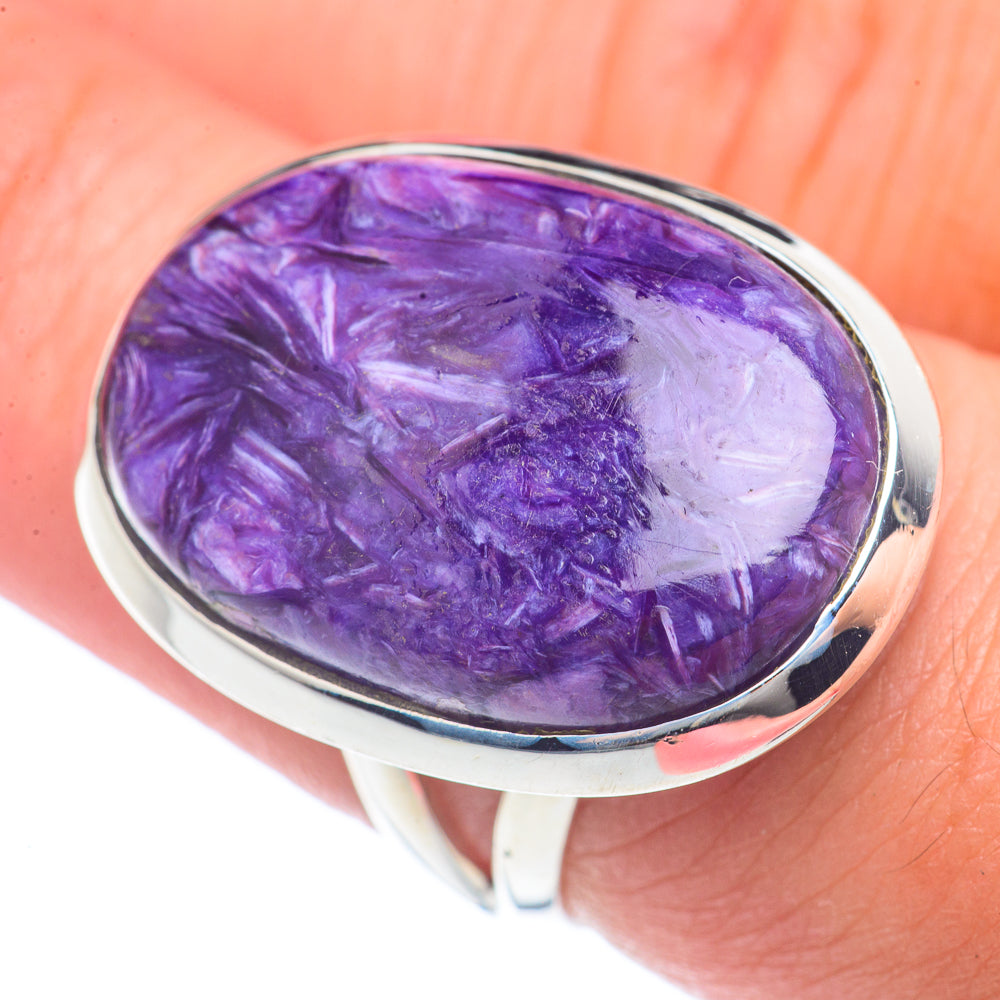 Charoite Rings handcrafted by Anasilvercos - RING71951