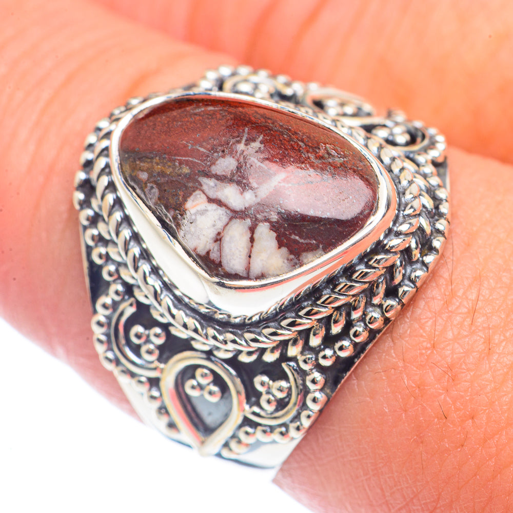 Wild Horse Jasper Rings handcrafted by Anasilvercos - RING71971