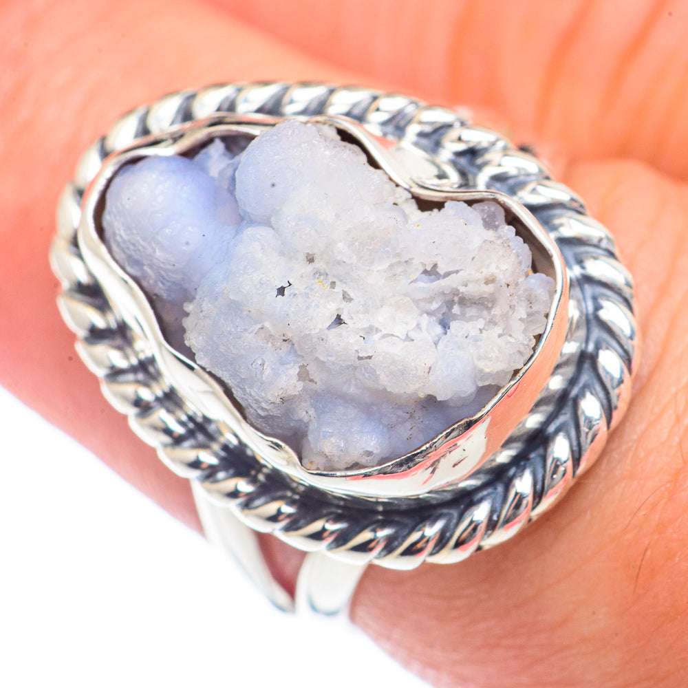 Grape Chalcedony Rings handcrafted by Anasilvercos - RING71982