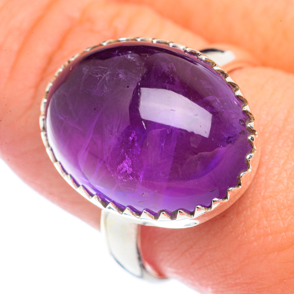 Amethyst Rings handcrafted by Anasilvercos - RING71983