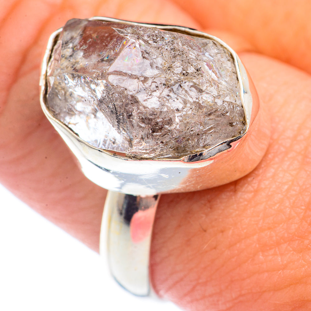 Herkimer Diamond Rings handcrafted by Anasilvercos - RING71990