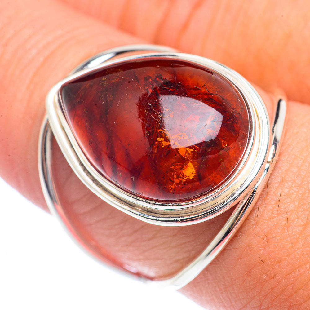 Baltic Amber Rings handcrafted by Anasilvercos - RING72010