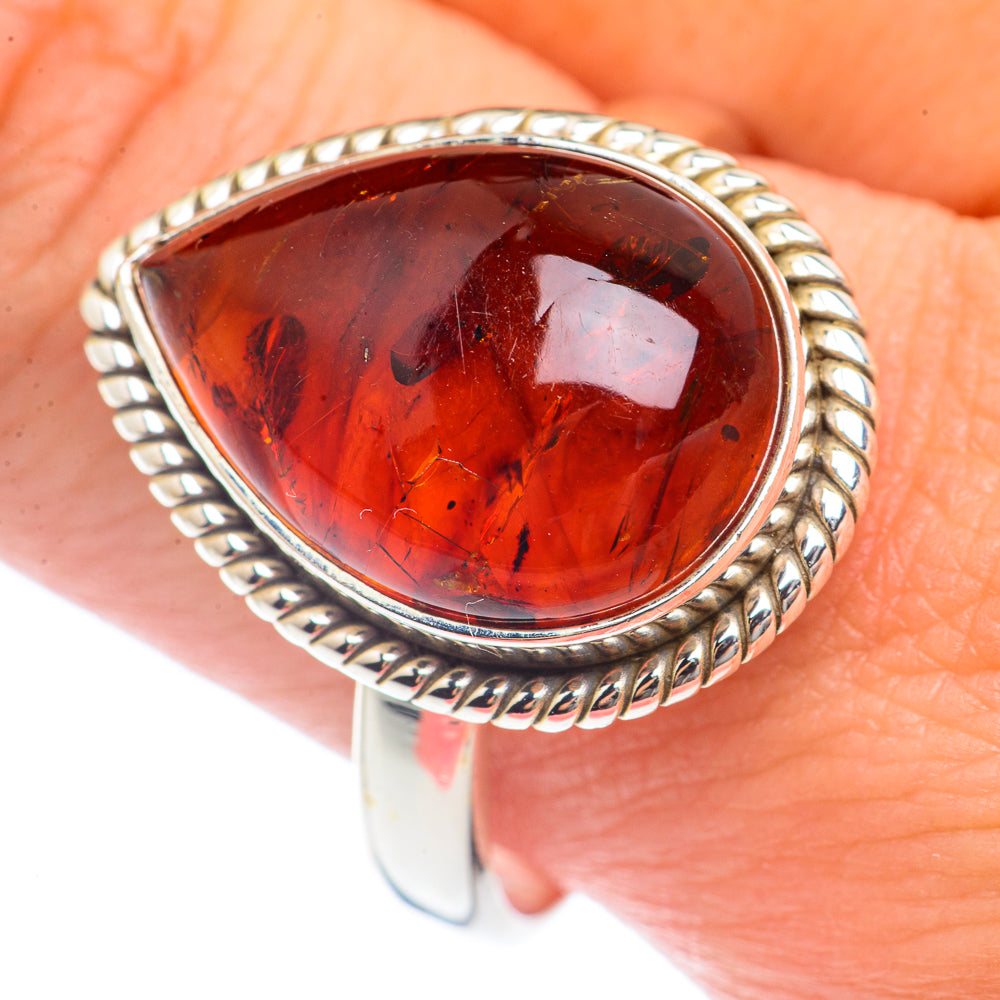 Baltic Amber Rings handcrafted by Anasilvercos - RING72011