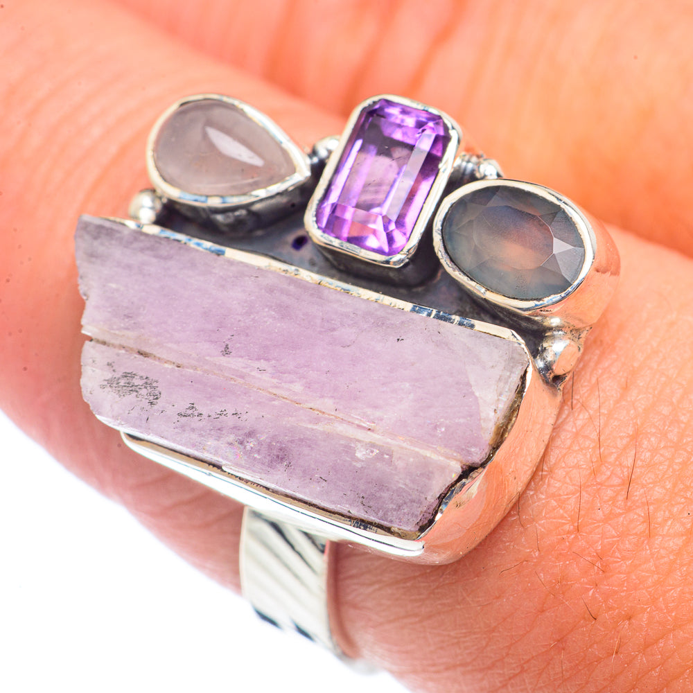 Kunzite Rings handcrafted by Anasilvercos - RING72014