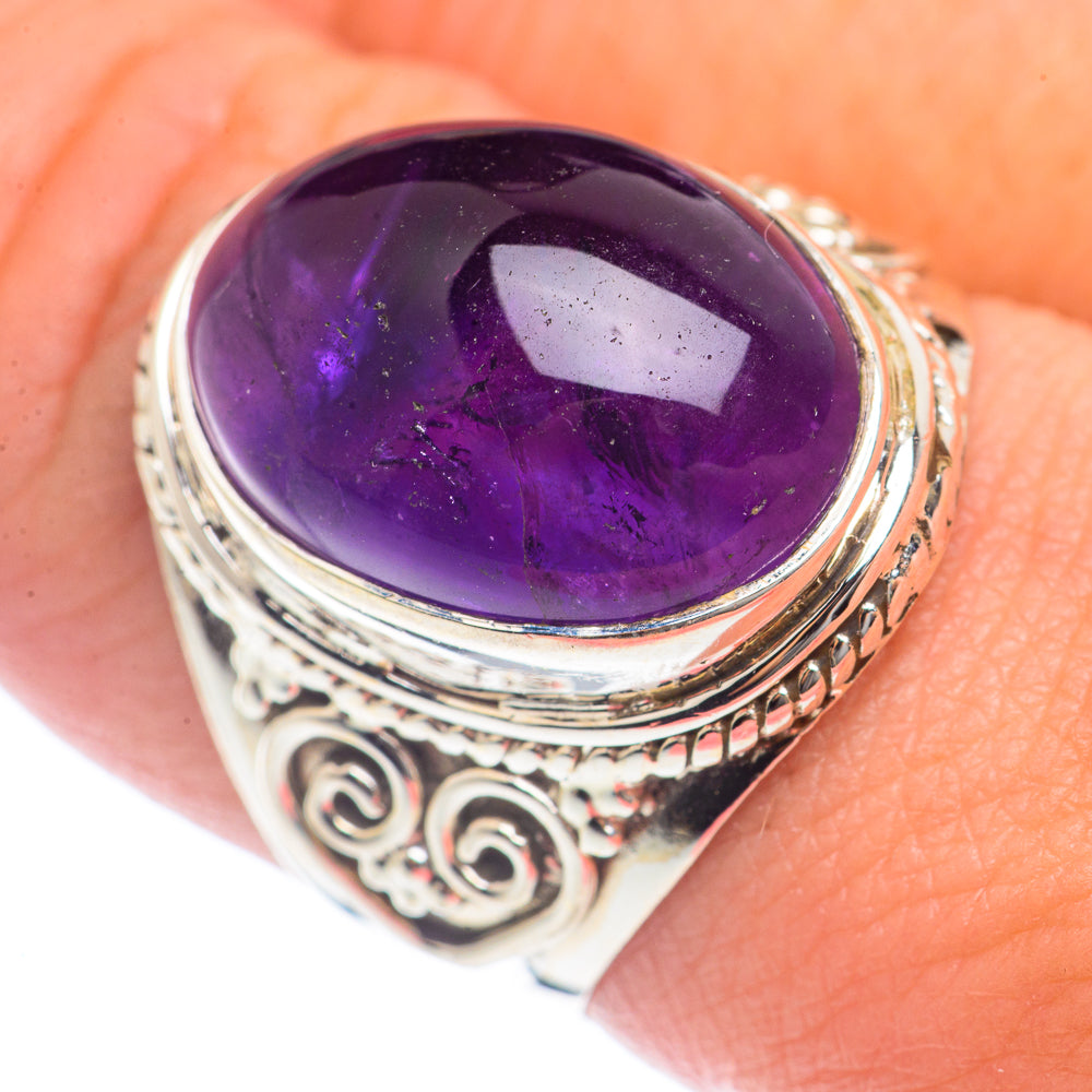 Amethyst Rings handcrafted by Anasilvercos - RING72018