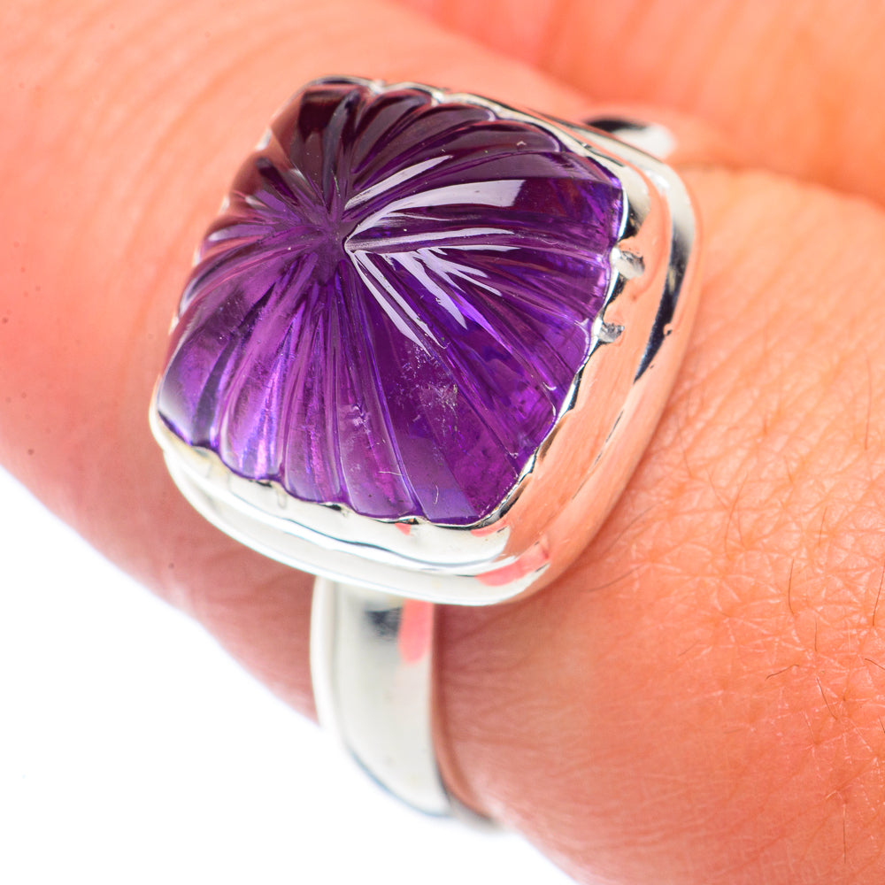 Amethyst Rings handcrafted by Anasilvercos - RING72021