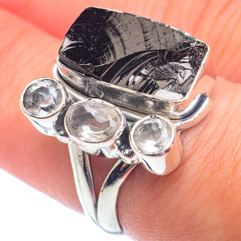 Shungite Rings handcrafted by Anasilvercos - RING72023