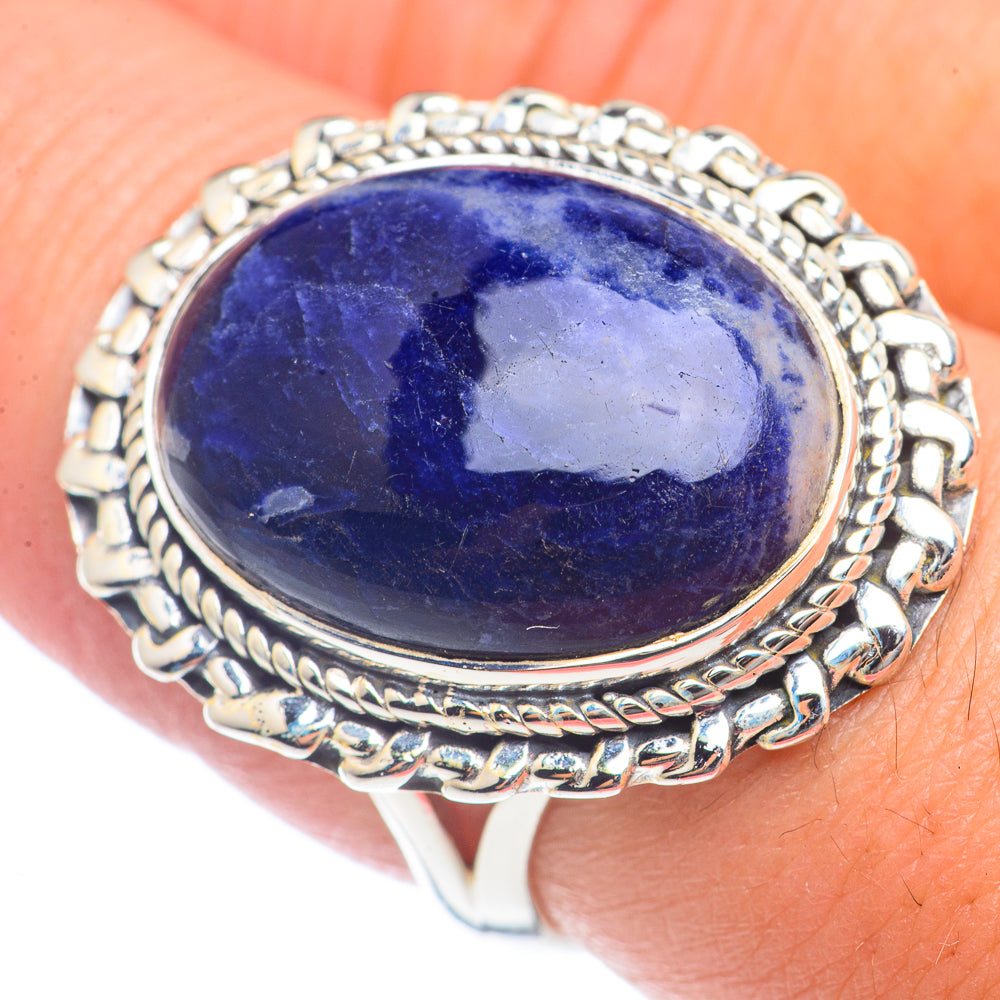 Sodalite Rings handcrafted by Anasilvercos - RING72031