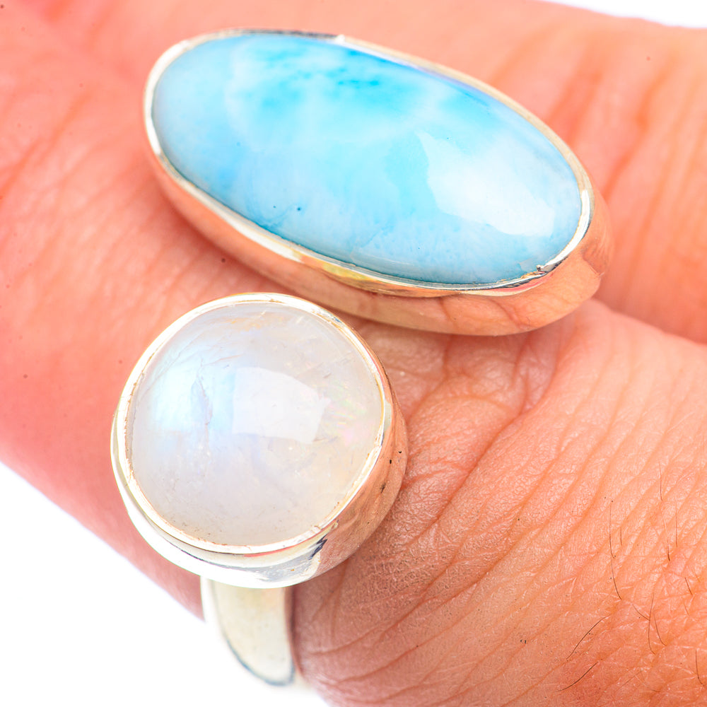 Larimar Rings handcrafted by Anasilvercos - RING72038