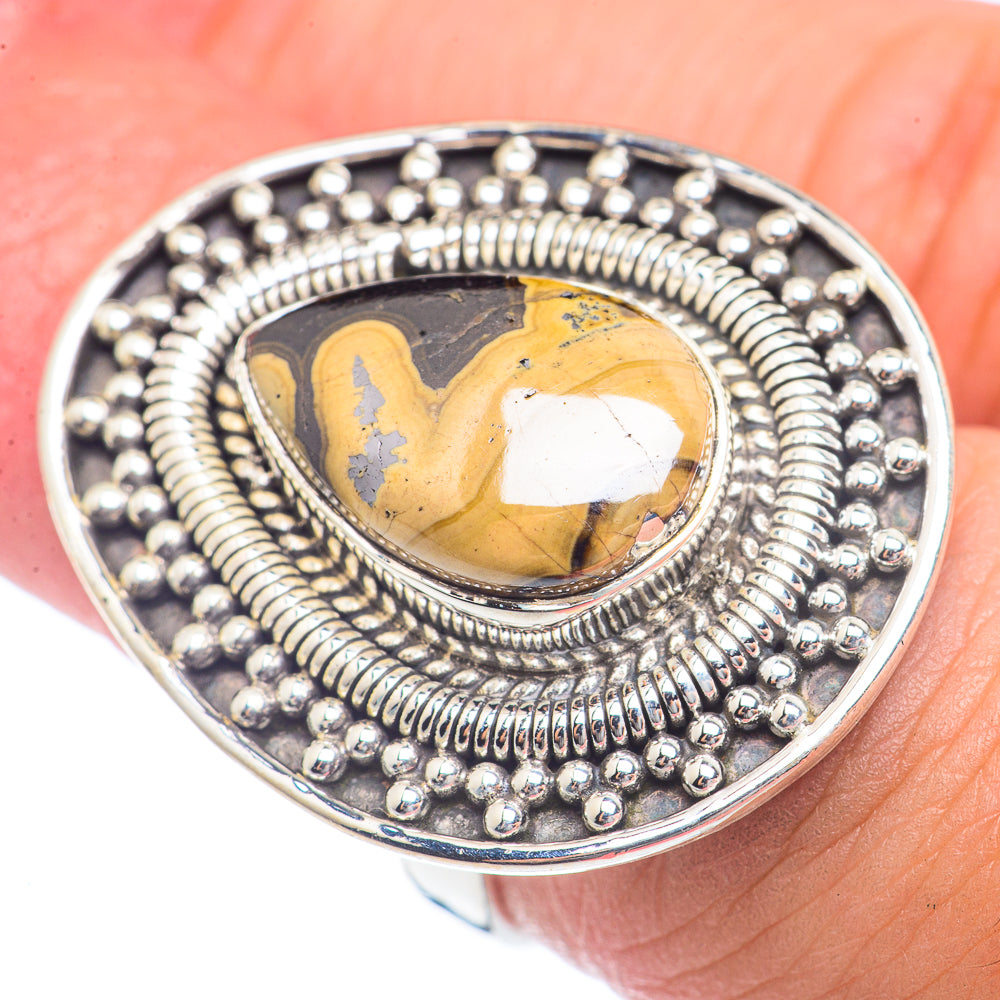 Ocean Jasper Rings handcrafted by Anasilvercos - RING72043