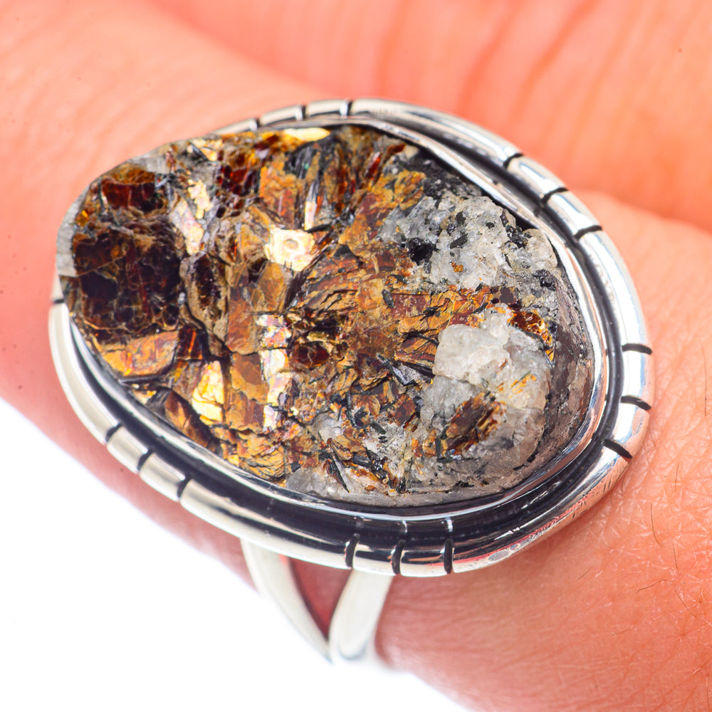 Astrophyllite Rings handcrafted by Anasilvercos - RING72044