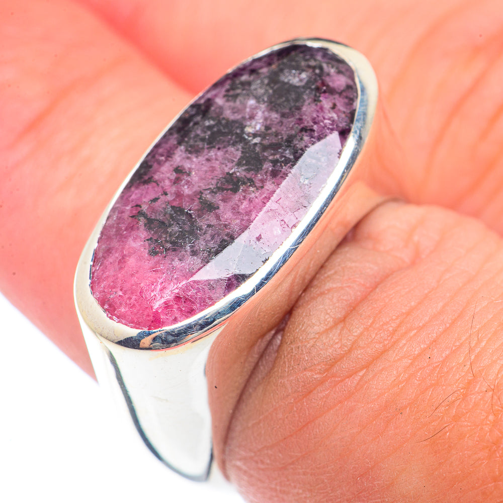 Rhodonite Rings handcrafted by Anasilvercos - RING72049