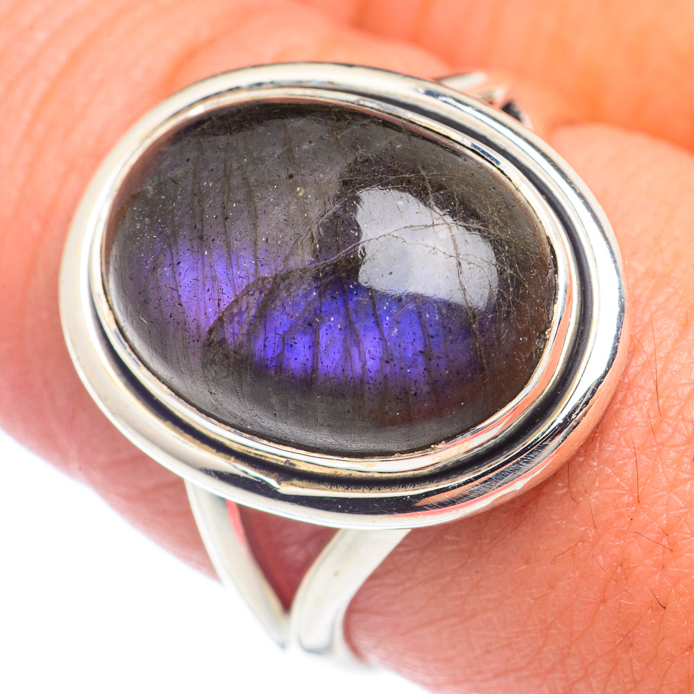 Labradorite Rings handcrafted by Anasilvercos - RING72055