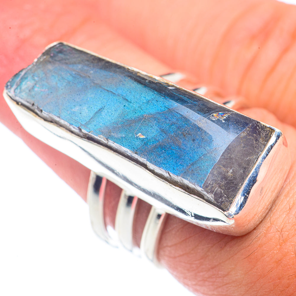 Labradorite Rings handcrafted by Anasilvercos - RING72081