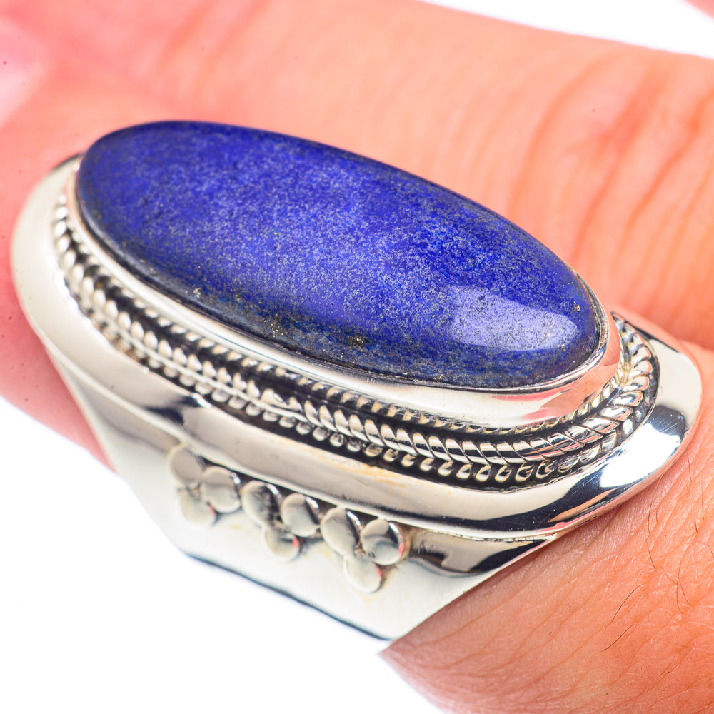 Lapis Lazuli Rings handcrafted by Anasilvercos - RING72083
