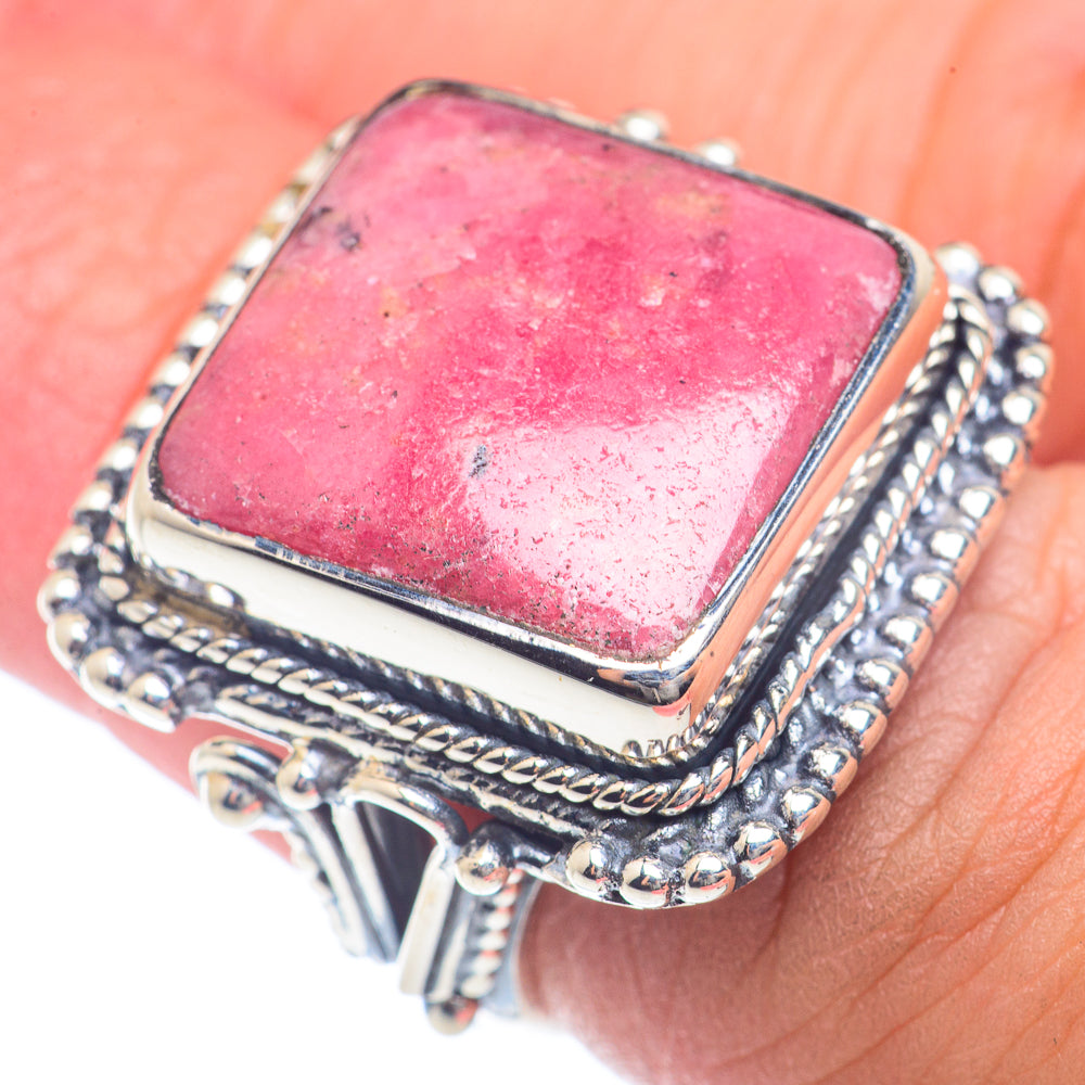 Rhodochrosite Rings handcrafted by Anasilvercos - RING72102