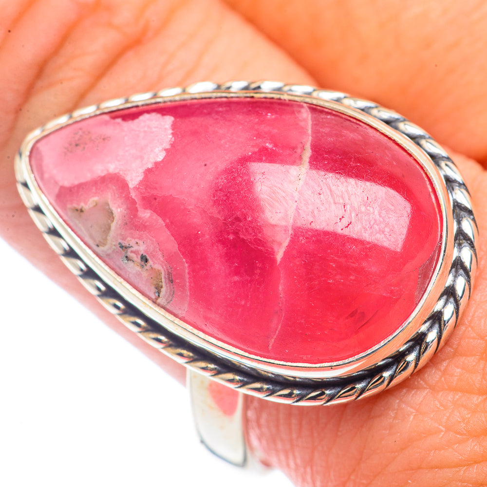 Rhodochrosite Rings handcrafted by Anasilvercos - RING72103