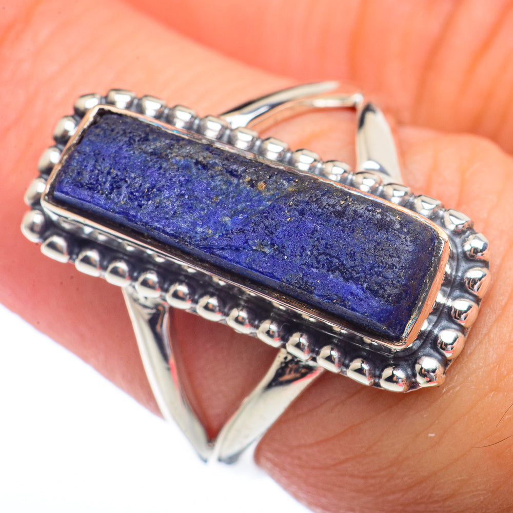 Lapis Lazuli Rings handcrafted by Anasilvercos - RING72143