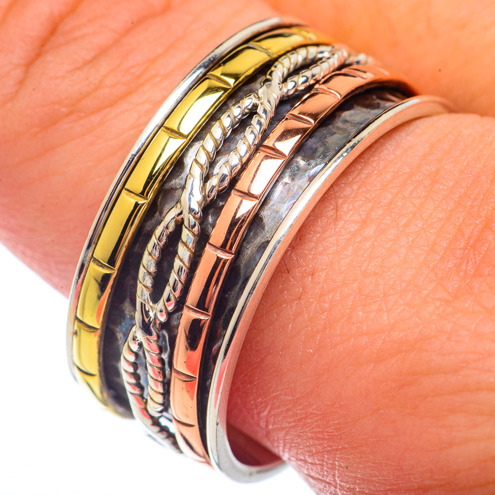 Meditation Spinner Rings handcrafted by Anasilvercos - RING72166