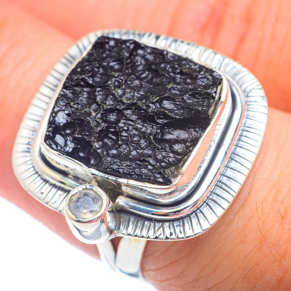 Tektite Rings handcrafted by Anasilvercos - RING72167