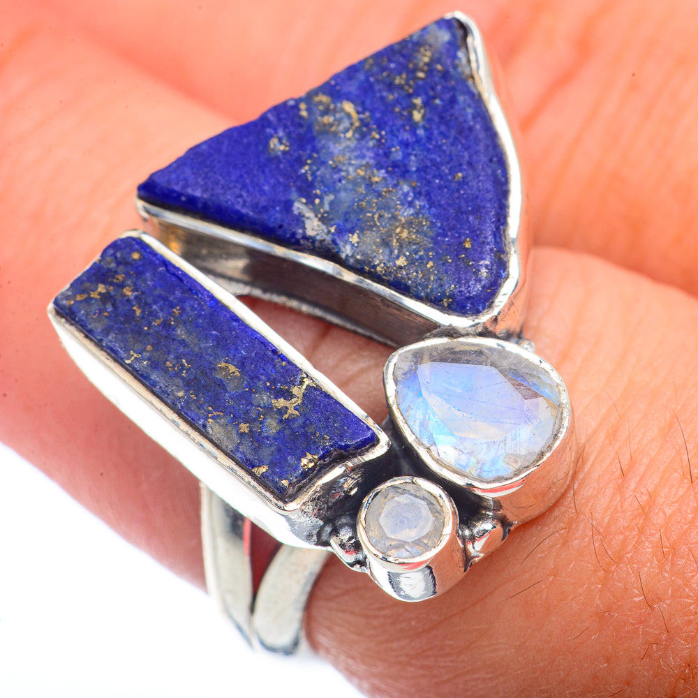 Lapis Lazuli Rings handcrafted by Anasilvercos - RING72182