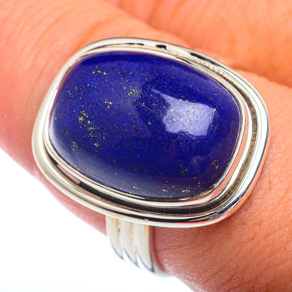 Lapis Lazuli Rings handcrafted by Anasilvercos - RING72185