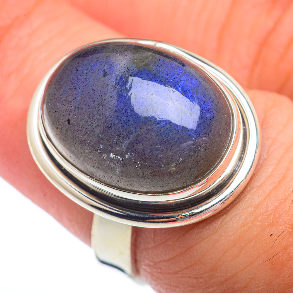 Labradorite Rings handcrafted by Anasilvercos - RING72226