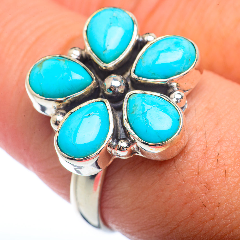 Larimar Rings handcrafted by Anasilvercos - RING72227