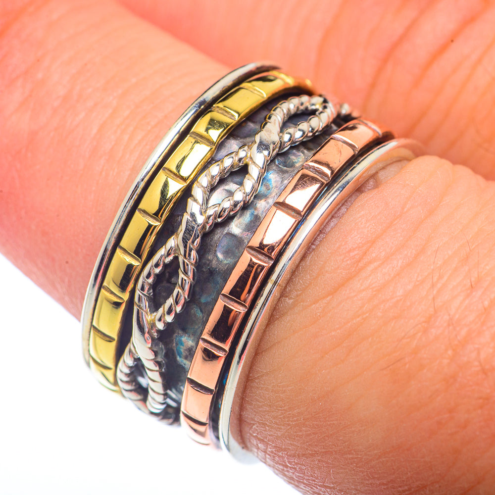 Meditation Spinner Rings handcrafted by Anasilvercos - RING72251