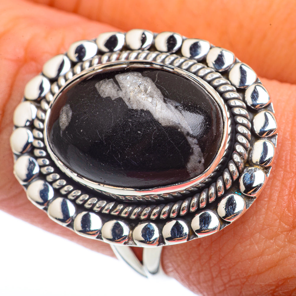 Pinolith Jasper Rings handcrafted by Anasilvercos - RING72253